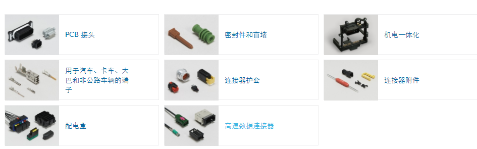 TE汽車、卡車、大巴和越野車連接器
